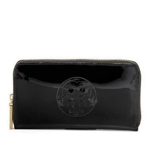 Tory Burch Bags - NWT Tory Burch patent leather zipper wallet black Tory Burch Bags - NWT Tory Burch patent leather zipper wallet black
